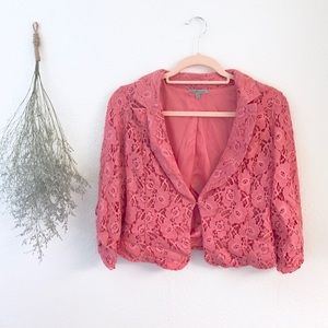 Lace blazer